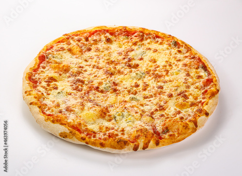 Italian traditional Pizza four cheeses