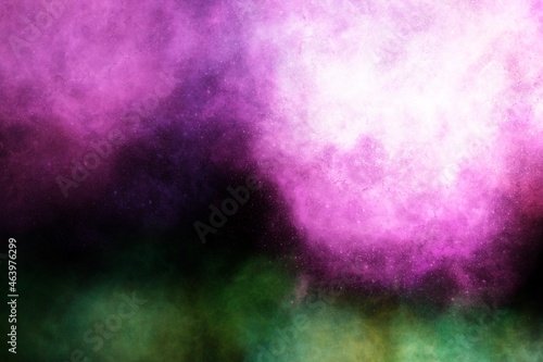 Fototapeta Naklejka Na Ścianę i Meble -  abstract space nebula on black background
