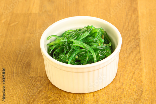 Japanese traditional seaweed salad Chukka