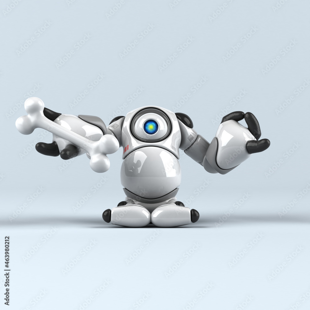 Big robot - 3D Illustration Big robot - 3D Illustration