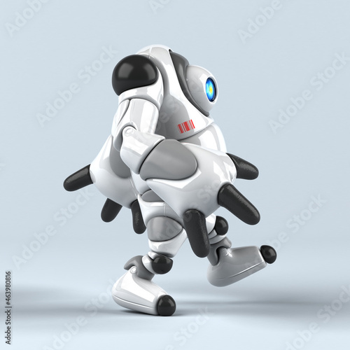 Big robot - 3D Illustration © Julien Tromeur