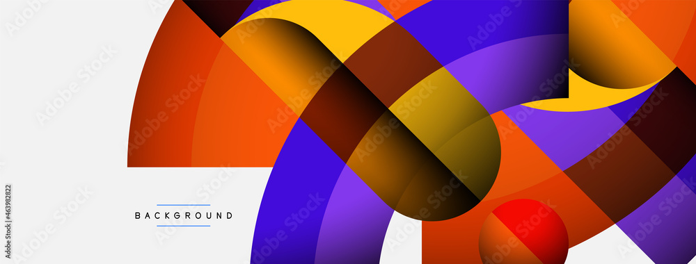 Trendy shapes, color minimal design composition, lines and shadows for wallpaper banner background or landing page Trendy shapes, color minimal design composition, lines and shadows for wallpaper banner background or landing page