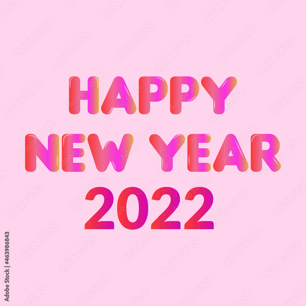 happy new year 2022. t shirt design. christmas product, greeting card, flyer, brochure, background , wall meat.