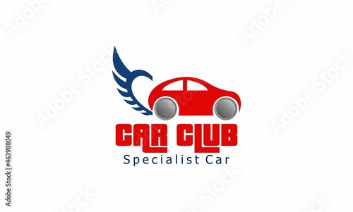 specialist car club concept design logo