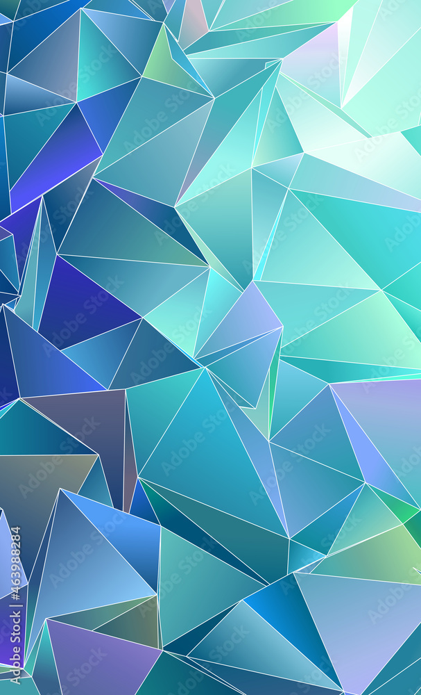 Obraz premium 3d Triangles, abstract background. Design wallpaper.