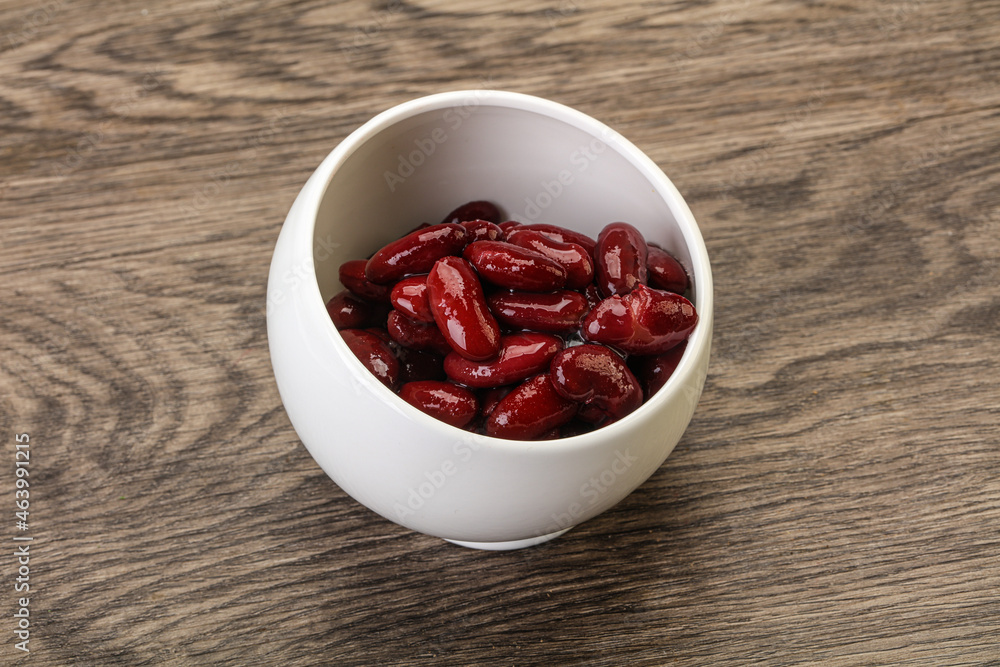 Canned red Kidney in the bowl Canned red Kidney in the bowl
