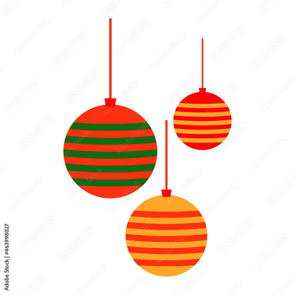 ball christmas ornaments Icon Vector For Web, Presentation, Logo, Icon, Etc ball christmas ornaments Icon Vector For Web, Presentation, Logo, Icon, Etc