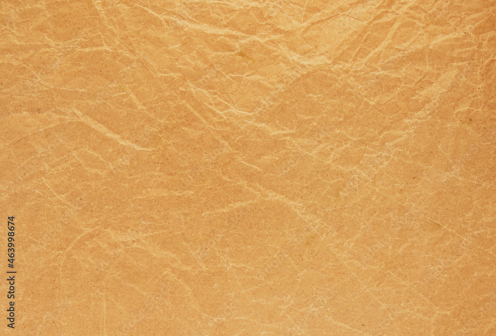 Fototapeta premium Brown crumple recycle paper background
