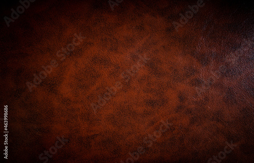 Vintage or old style of brown leather texture use as a background