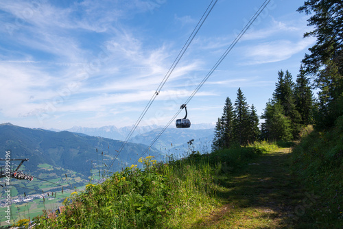 Cable car in maiskogel kaprun Austria.