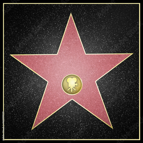 Hollywood Star Framed Boulevard - Film Star Fototapet