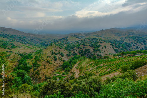 Vista de la comarca del Priorat, provincia de Tarragona, Catalunya.