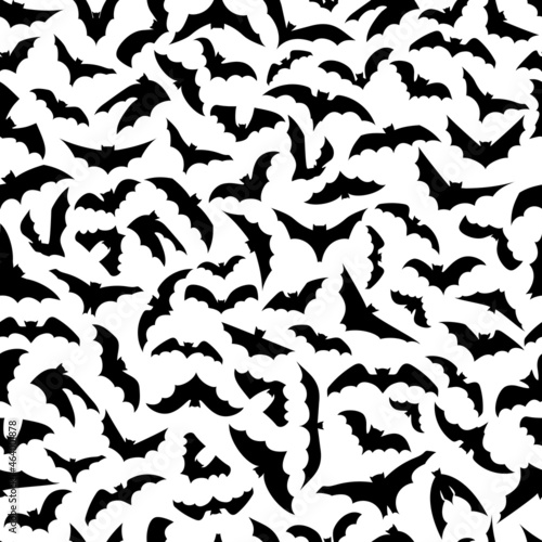 Vector seamless background for Halloween design.