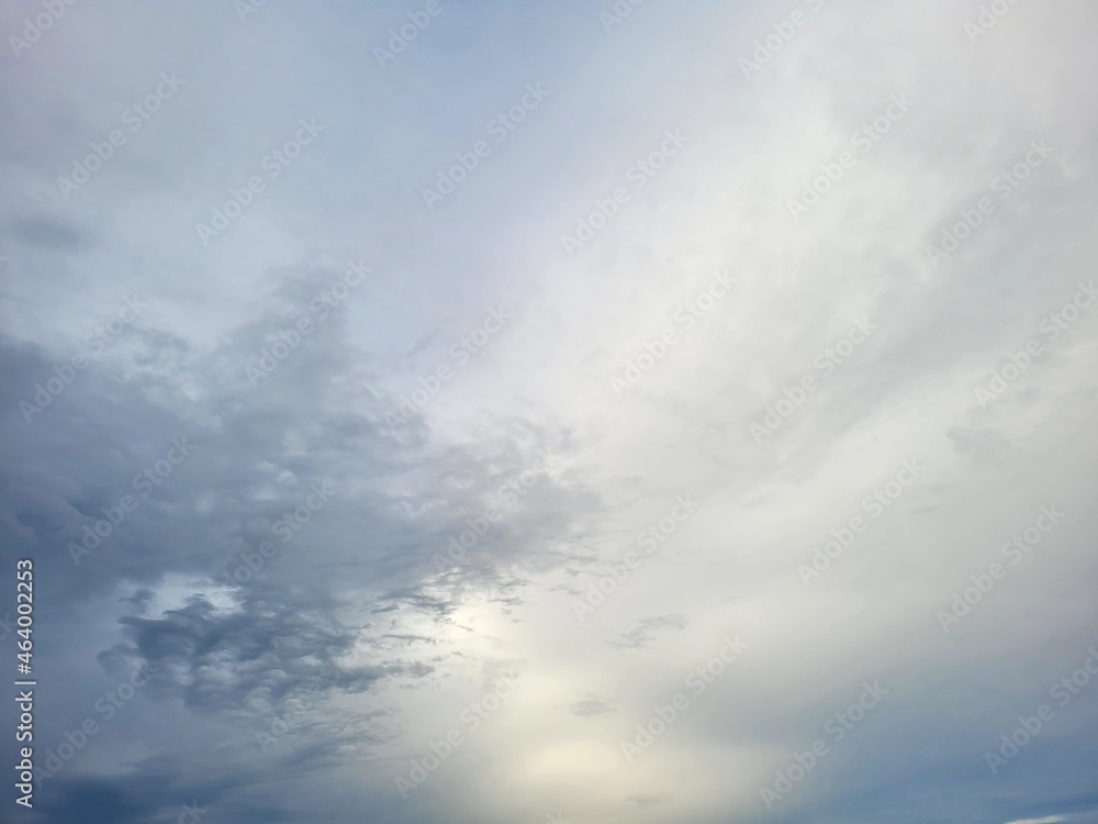 blue sky with clouds