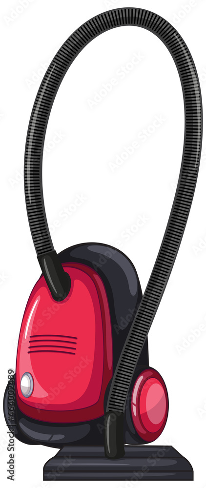 A vacuum cleaner isolated on white background A vacuum cleaner isolated on white background