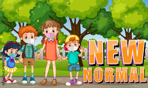 New Normal with children at the park