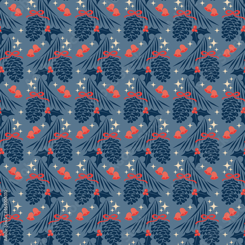 Noel - Pine cones (repeat pattern)
