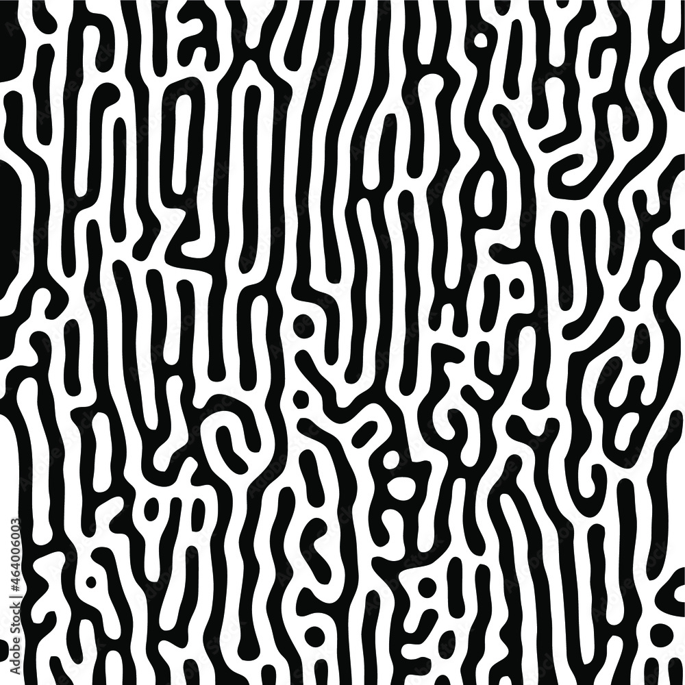 Turing Pattern Seamless Black Background Turing Pattern Seamless Black Background