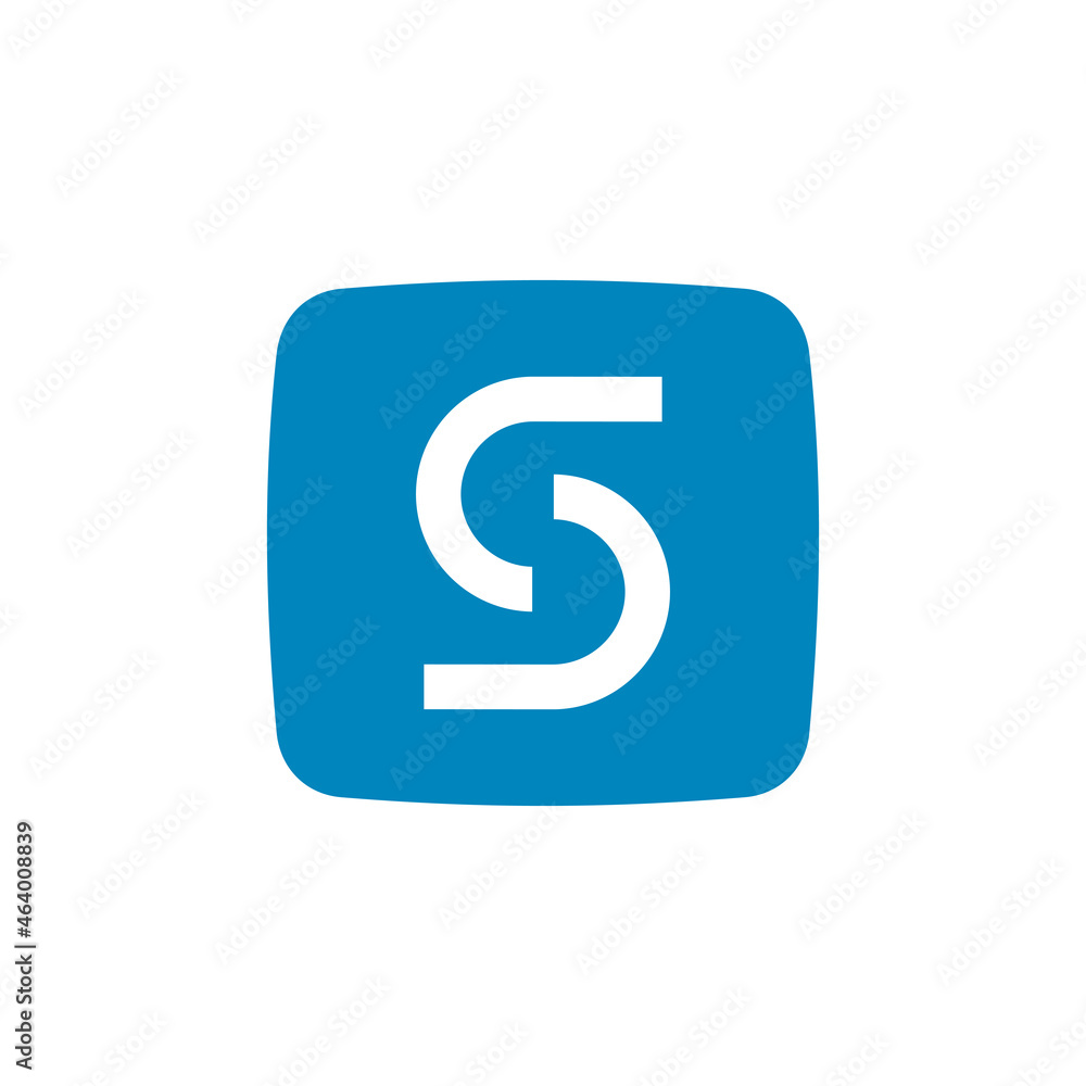 S letter application technology logo design S letter application technology logo design