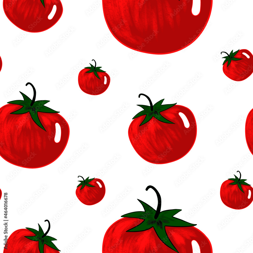 tomato seamless pattern tomato seamless pattern