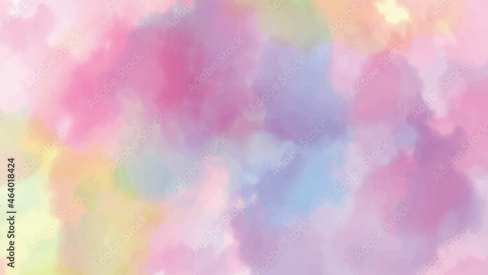 Creative fantasy colorful aquarelle paper textured ink effect grungy wet pastel illustration for design. Modern blue, purple and pink shades watercolor background for vintage card, retro template Creative fantasy colorful aquarelle paper textured ink effect grungy wet pastel illustration for design. Modern blue, purple and pink shades watercolor background for vintage card, retro template