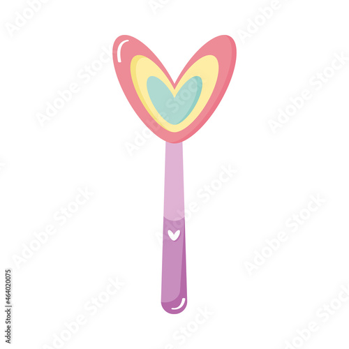 magic wand with heart