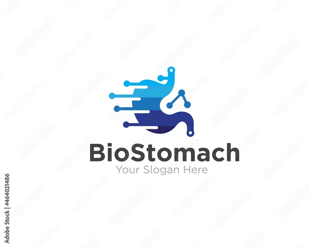 stomach tech logo designs for medical service and technology of health stomach tech logo designs for medical service and technology of health