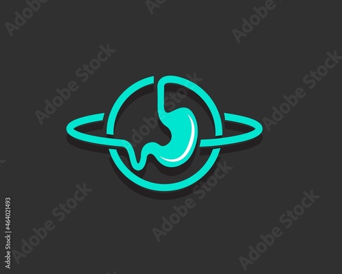 world stomach organization logo designs simple modern