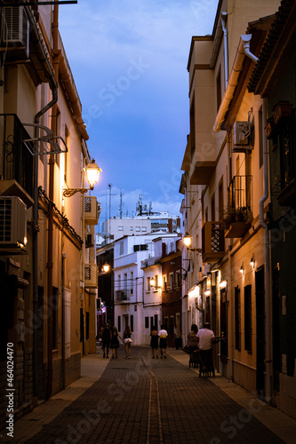 Street in Denia city