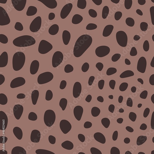 seamless pattern - leopard. Animal print. Colorful vector in flat style. baby design for fabric, print, textile, wrapper