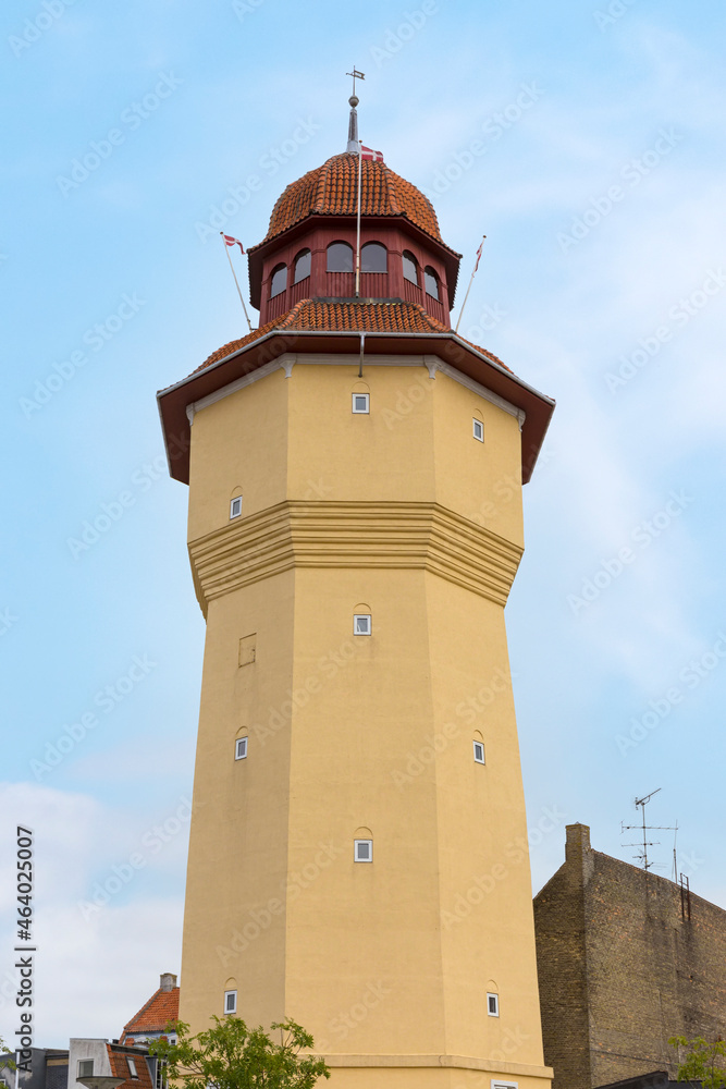 Water reservoir tower at Nykøbing Falster, Denmark