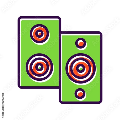 Woofer Filled Vector Icon Design