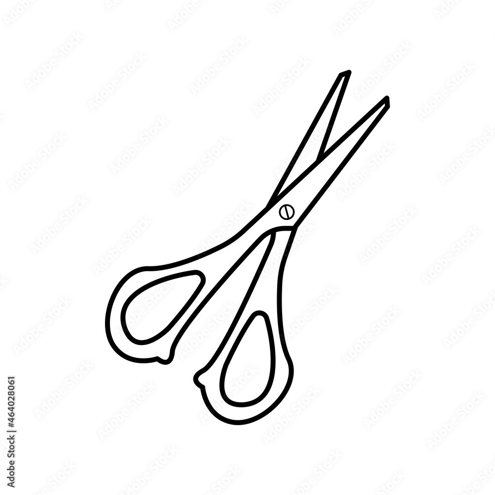 Scissor Line Icon Scissor Line Icon