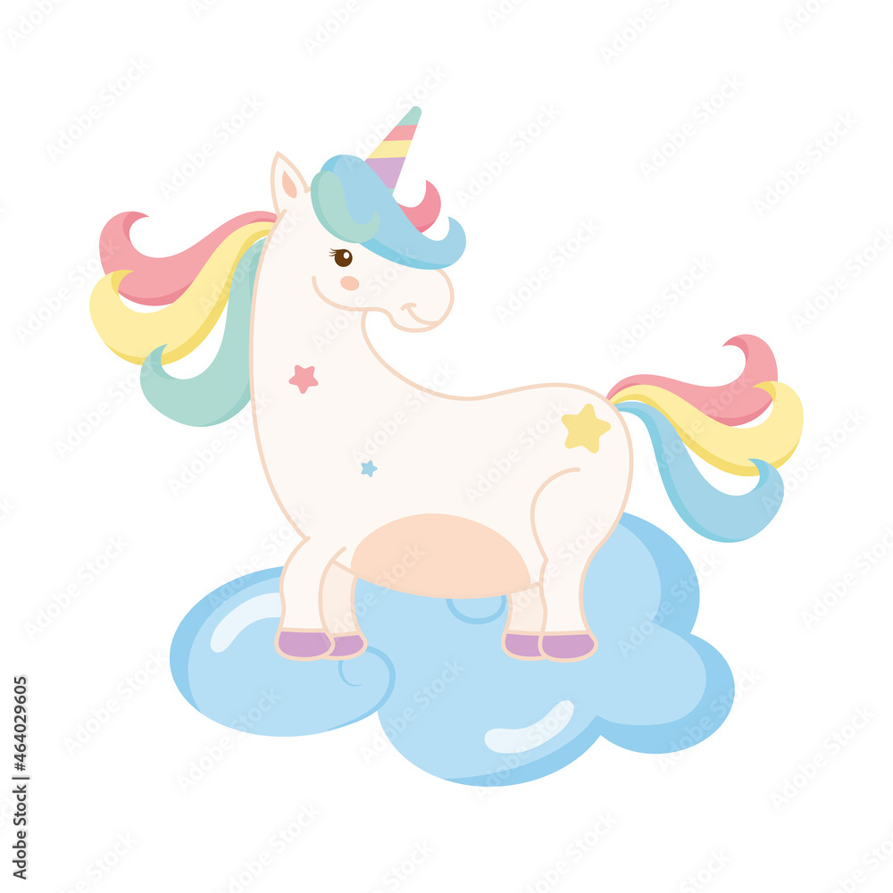 unicorn in cloud