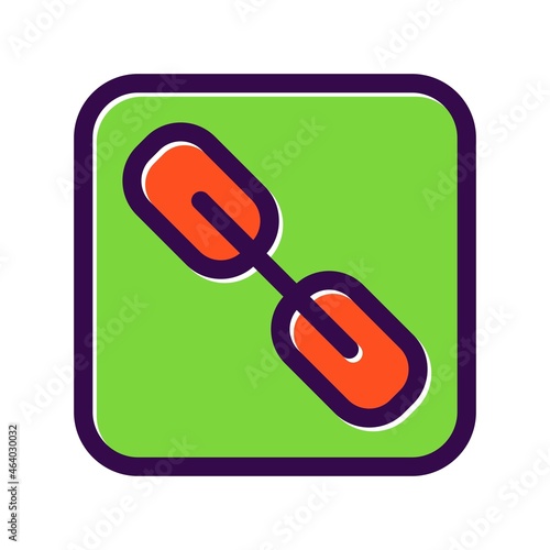 Link Filled Vector Icon Design
