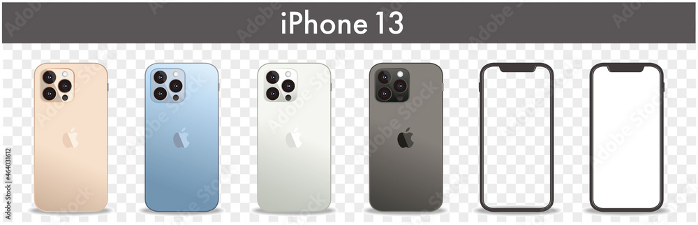 New Iphone 13 Pro Pro Max Apple Mock Up Vector Illustration Stock New Iphone 13 Pro Pro Max Apple Mock Up Vector Illustration Stock