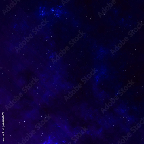 space dark blue universe with deep nebula clouds fog with starry star shining stardust galaxy pattern on dark blue.