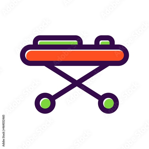 Stretcher Filled Vector Icon Design