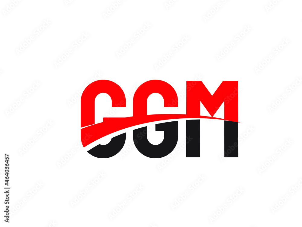 Fototapeta premium GGM Letter Initial Logo Design Vector Illustration