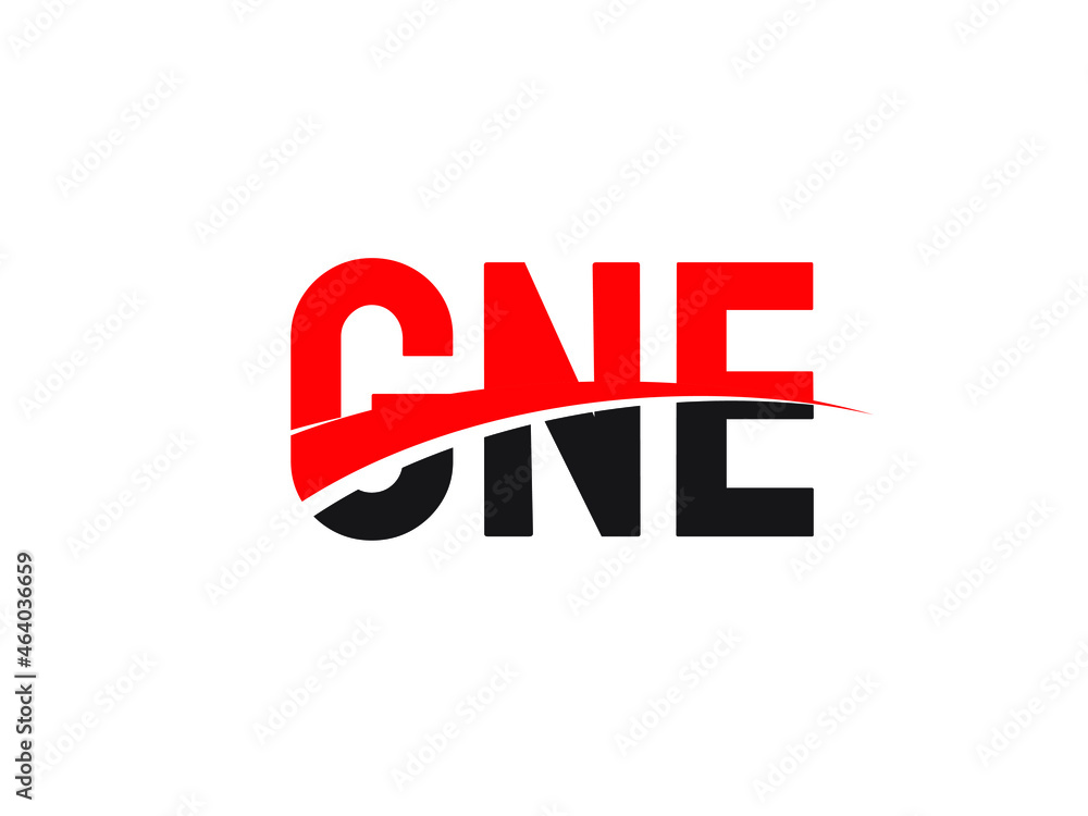 Fototapeta premium GNE Letter Initial Logo Design Vector Illustration