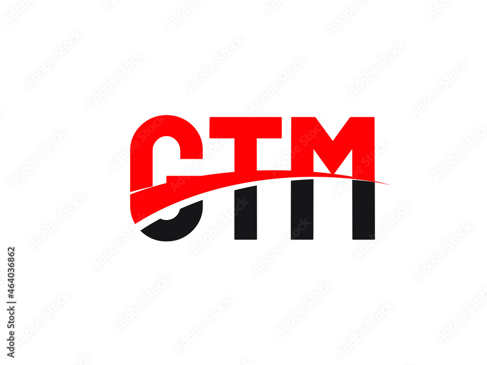 GTM Letter Initial Logo Design Vector Illustration GTM Letter Initial Logo Design Vector Illustration