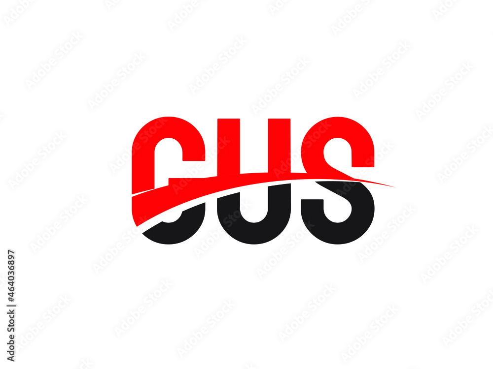 GUS Letter Initial Logo Design Vector Illustration GUS Letter Initial Logo Design Vector Illustration