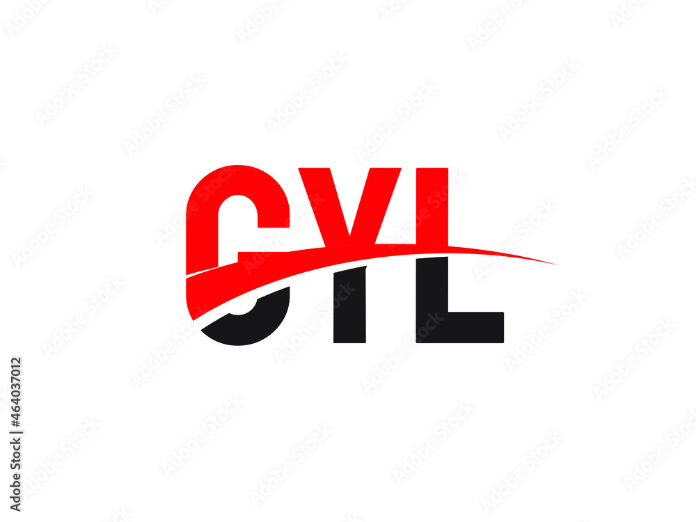GYL Letter Initial Logo Design Vector Illustration