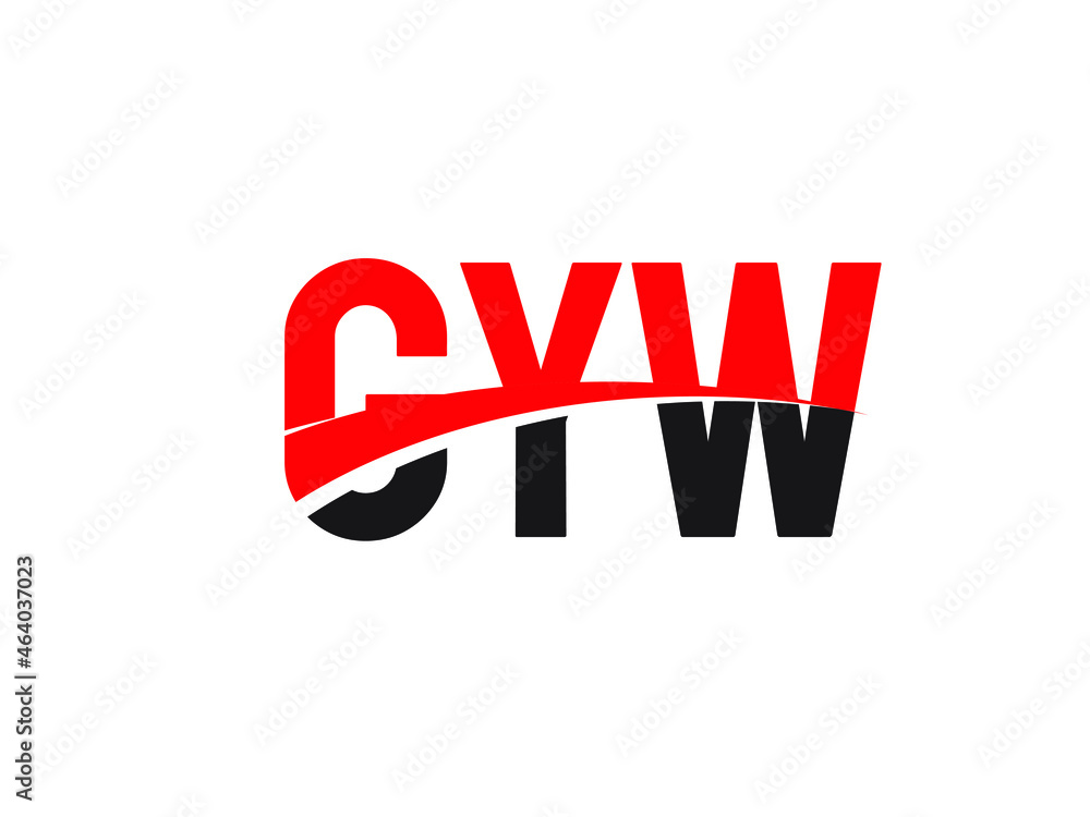 GYW Letter Initial Logo Design Vector Illustration GYW Letter Initial Logo Design Vector Illustration