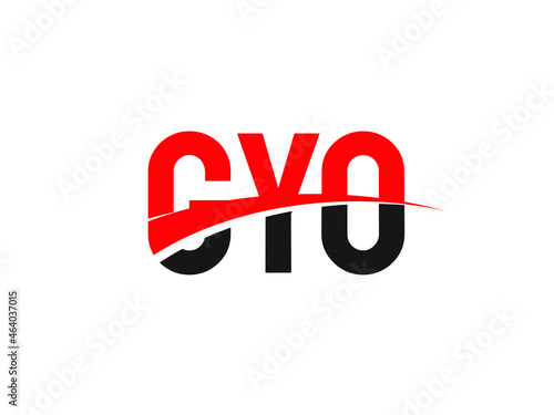 GYO Letter Initial Logo Design Vector Illustration photo