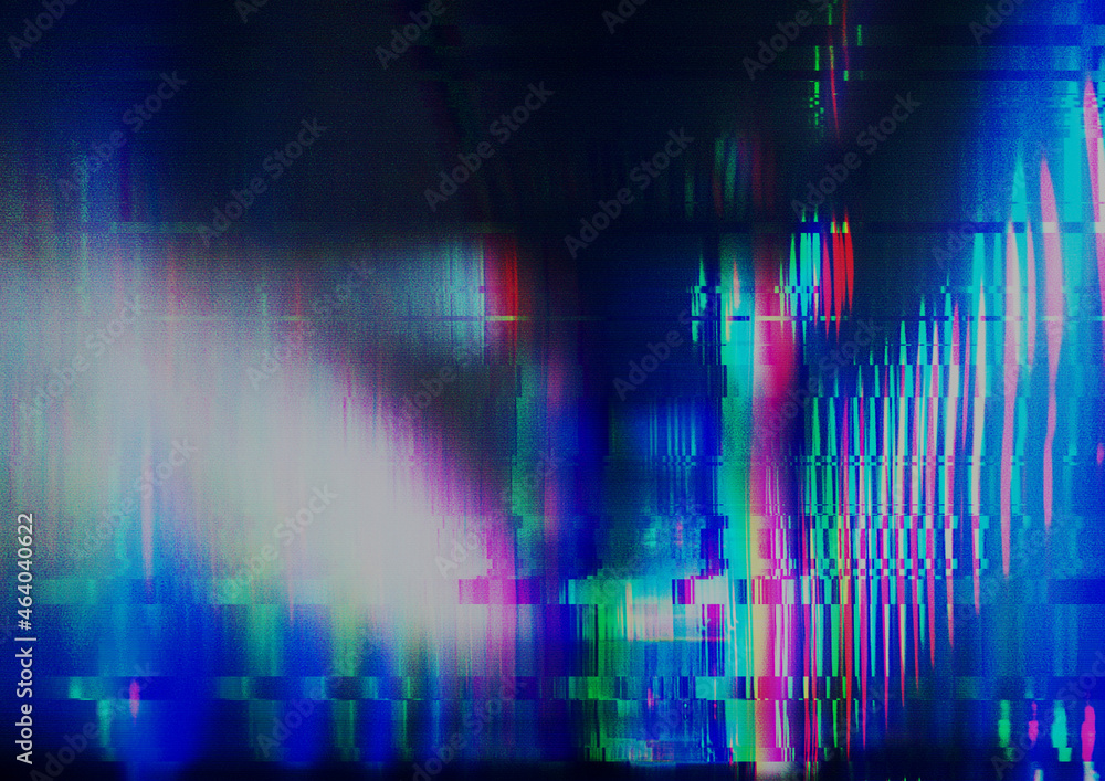 abstract dark blue and gray unique line holographic glitch digital pixel distorted effect texture.