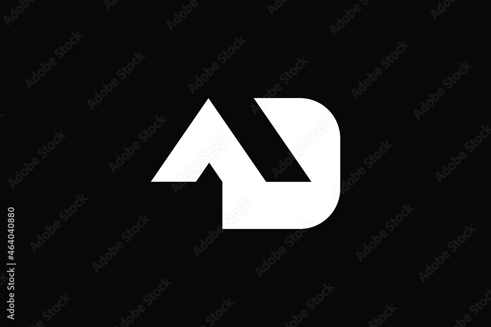 Logo design of D in vector for construction, home, real estate, building, property. creative elegant Monogram. Premium Business home logo icon. White color on black background. Logo design of D in vector for construction, home, real estate, building, property. creative elegant Monogram. Premium Business home logo icon. White color on black background.