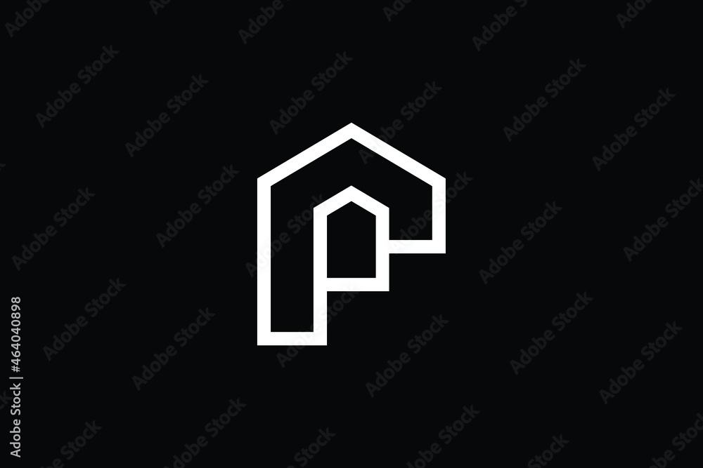 Logo design of F P in vector for construction, home, real estate, building, property. creative elegant Monogram. Premium Business home logo icon. White color on black background. Logo design of F P in vector for construction, home, real estate, building, property. creative elegant Monogram. Premium Business home logo icon. White color on black background.