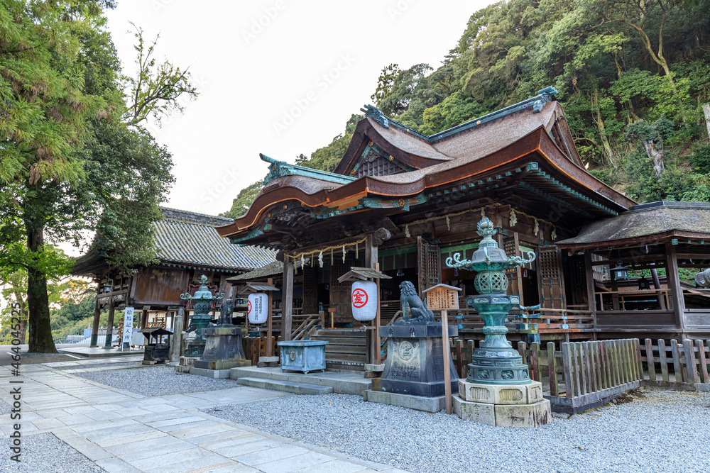 初秋の金刀比羅宮 香川県琴平町 Kotohiragu Shrine in early autumn Kagawa-ken Kotohira town 初秋の金刀比羅宮 香川県琴平町 Kotohiragu Shrine in early autumn Kagawa-ken Kotohira town
