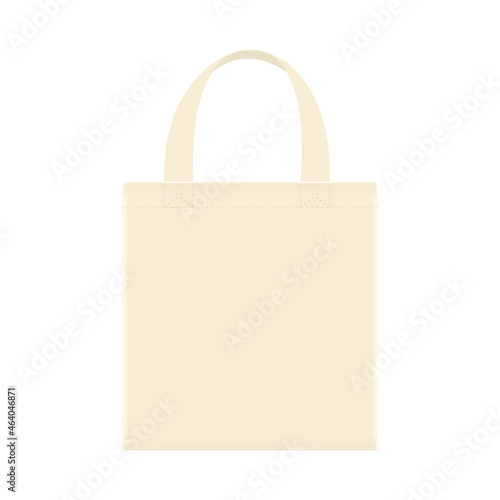 Textile handmade package isolated on a white background